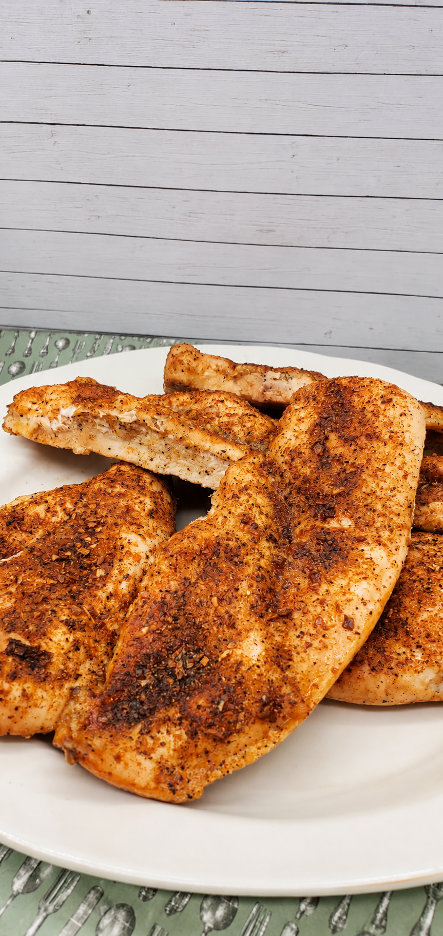 Maple Rub Roasted Chicken