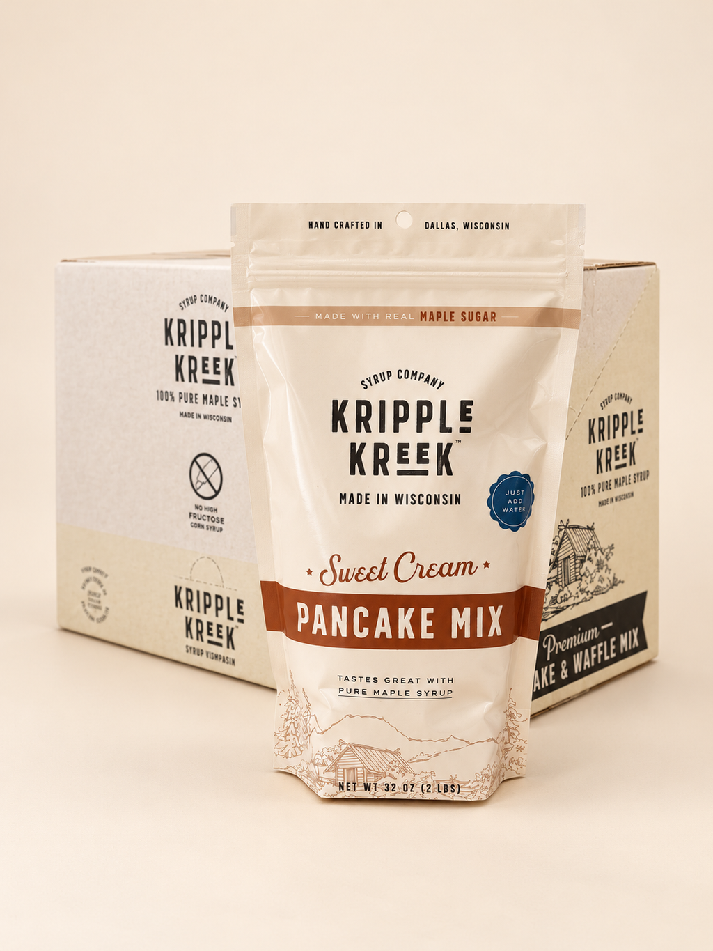 Sweet Cream Pancake Mix - 2lb Bag Case of 12